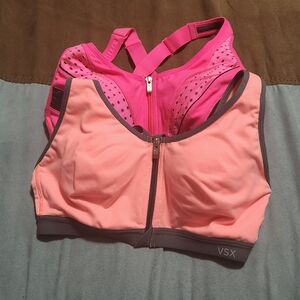 VSX Coral and Pink Sports Bra Set